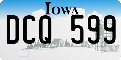 IA license plate DCQ599