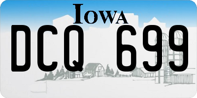 IA license plate DCQ699