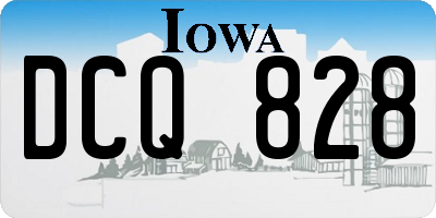 IA license plate DCQ828