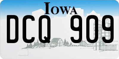 IA license plate DCQ909
