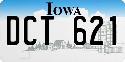 IA license plate DCT621