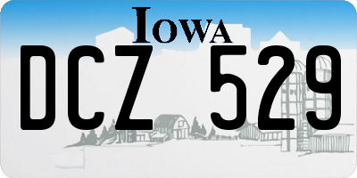 IA license plate DCZ529