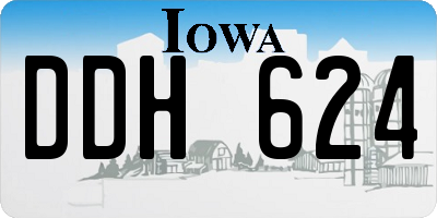 IA license plate DDH624
