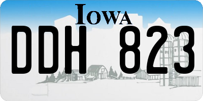 IA license plate DDH823