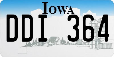 IA license plate DDI364