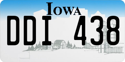 IA license plate DDI438