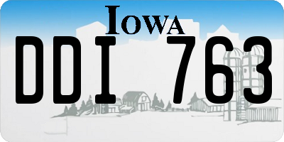 IA license plate DDI763