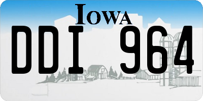IA license plate DDI964