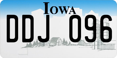 IA license plate DDJ096