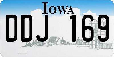 IA license plate DDJ169
