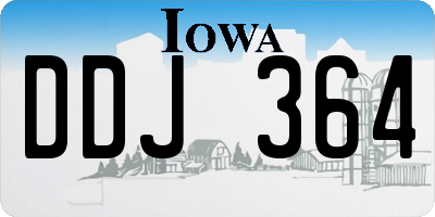 IA license plate DDJ364
