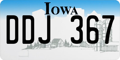 IA license plate DDJ367