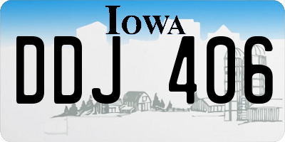 IA license plate DDJ406