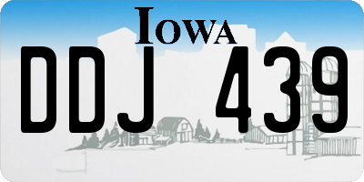 IA license plate DDJ439