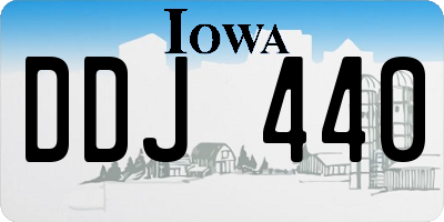IA license plate DDJ440