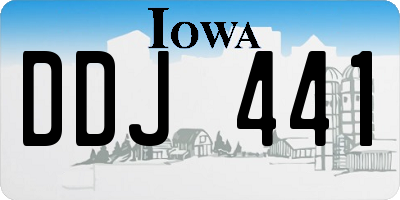 IA license plate DDJ441