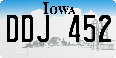 IA license plate DDJ452