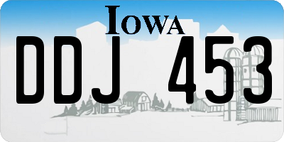 IA license plate DDJ453