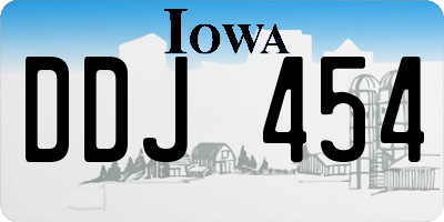 IA license plate DDJ454