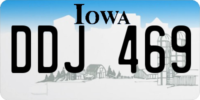 IA license plate DDJ469