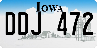 IA license plate DDJ472
