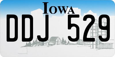 IA license plate DDJ529