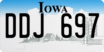 IA license plate DDJ697