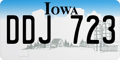 IA license plate DDJ723