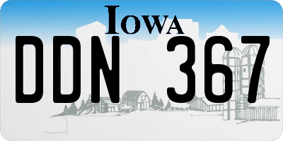 IA license plate DDN367