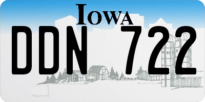 IA license plate DDN722