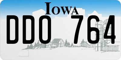 IA license plate DDO764