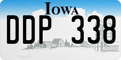 IA license plate DDP338