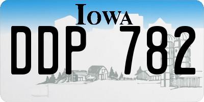 IA license plate DDP782