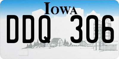 IA license plate DDQ306