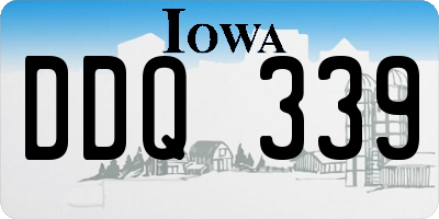 IA license plate DDQ339