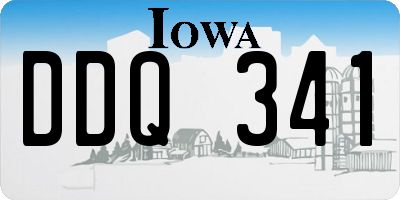 IA license plate DDQ341