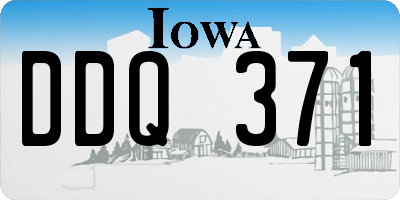 IA license plate DDQ371