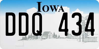 IA license plate DDQ434