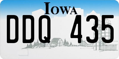 IA license plate DDQ435