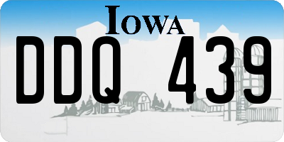 IA license plate DDQ439