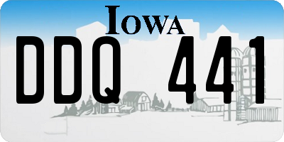 IA license plate DDQ441
