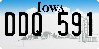 IA license plate DDQ591