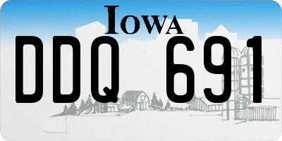 IA license plate DDQ691