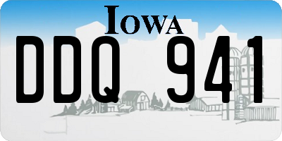 IA license plate DDQ941