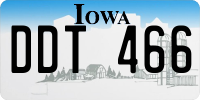 IA license plate DDT466
