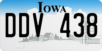 IA license plate DDV438