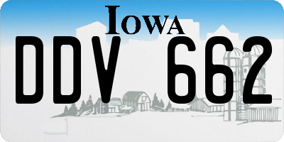 IA license plate DDV662