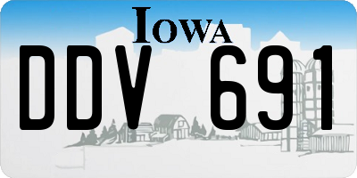 IA license plate DDV691