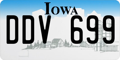 IA license plate DDV699