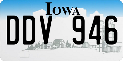 IA license plate DDV946
